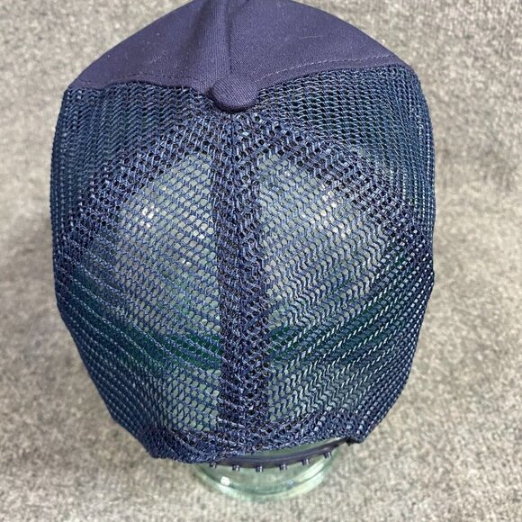 Thornton Contracting Trucker Hat Blue Vintage Made in USA - Picture 2 of 5